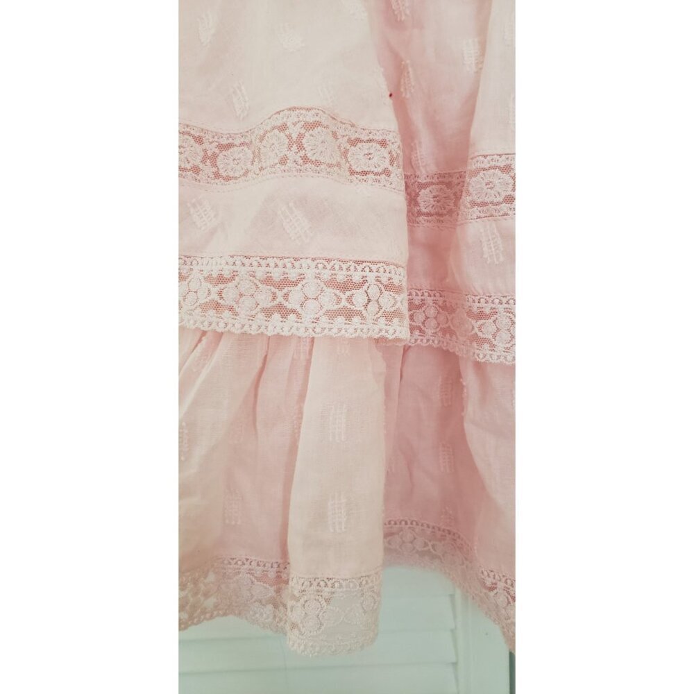 NEW ALTAR'D STATE RALEIGH LAYERED LACE SHORTS PINK LARGE - Picture 6 of 12